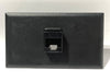 Telecom Data Plate with RJ45 Punch Down Connector - Installed - Front View - Black
