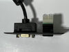 Telecom Plate with VGA cable and Siemon RJ45 Connector- Installed - Top View - Black