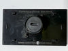 Telecom Plate with USB C D-Series Panel Mount Female to Female Connector - Installed - Back View - Black