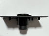 Telecom Plate with USB C D-Series Panel Mount Female to Female Connector - Installed - Top View - Black
