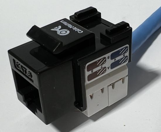 Male to Female CAT6 RJ45 Keystone Mount Patch Cords