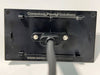 Telecom Data Plate with USB C 3.2 Panel Mount Cable Installed - Back View - Black