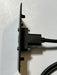 Telecom Data Plate with USB C 3.2 Panel Mount Cable Installed - Top View - Black
