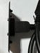 Telecom Plate with Display Port Panel Mount Female to Male 3ft Cable- Installed - Top View - Black