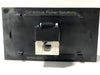 Telecom Data Plate with RJ45 Punch Down Connector - Installed - Back View - Black