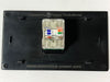 Telecom Data Plate with Siemon RJ45 Punch Down Connector - Installed - Back View - Black