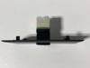 Telecom Data Plate with Siemon RJ45 Punch Down Connector - Installed - Top View - Black
