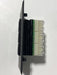 Telecom Data Plate with 3 Siemon RJ45 Punch Down Connectors - Installed - Top View - Black