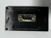 Telecom Plate with 15 pin VGA Male to Female Coupler - Installed - Back View - Black