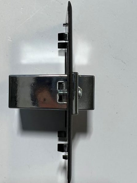 Telecom Data Plate with USB A 3.0 Panel Mount - Installed - Top View - Black