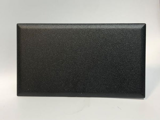 Blank Telecom Data Plate - Front View - Black