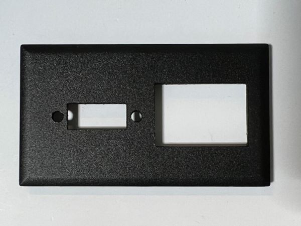 Knockout Screen Plate Telecom Plate with a Siemon™ Double Knockout and HDMI Knockout ...