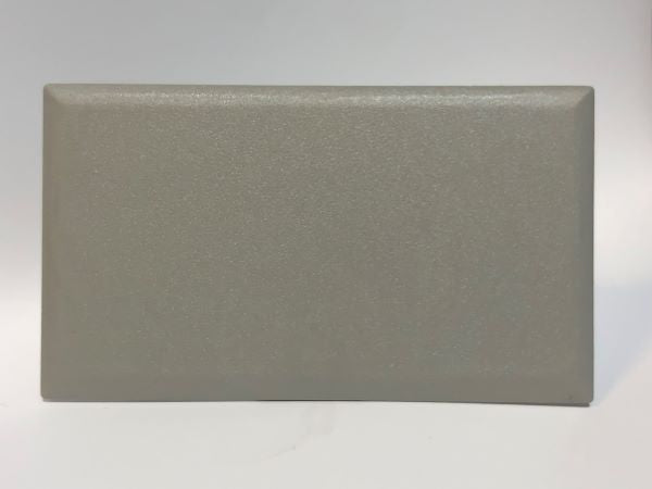 Blank Telecom Data Plate - Front View - Gray