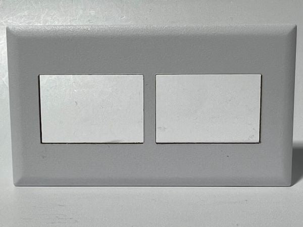Telecom Plate with two Siemon™ Double Keystone Knockouts — Conscious ...