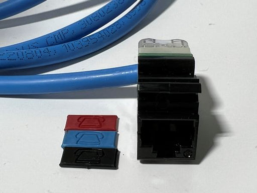Siemon Female RJ45 CAT6 Black Terminated Punch Down Connector