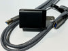 USB A Braided Male to Female Cable and Charger